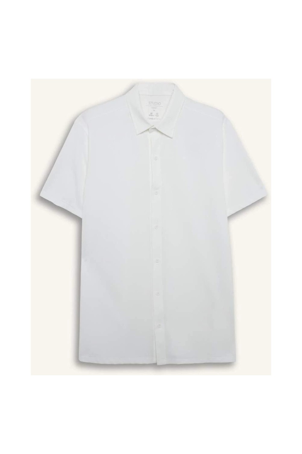 DeFacto Esnek Kumaş Slim Fit Kısa Kollu Gömlek G7408AX26SM görsel 4