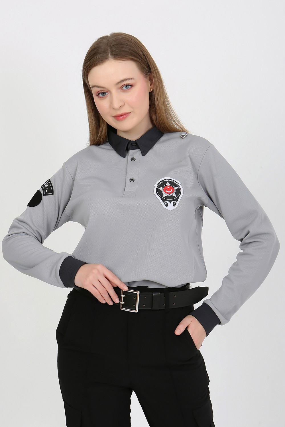 Moda Canel Yeni Kamu Personel Bayan Özel Güvenlik Kışlık Sweatshirt (Armalı-Sırtnakışlı)