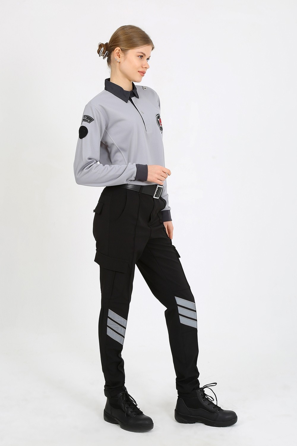Moda Canel Yeni Kamu Personel Bayan Özel Güvenlik Kışlık Sweatshirt (Armalı-Sırtnakışlı) görsel 5