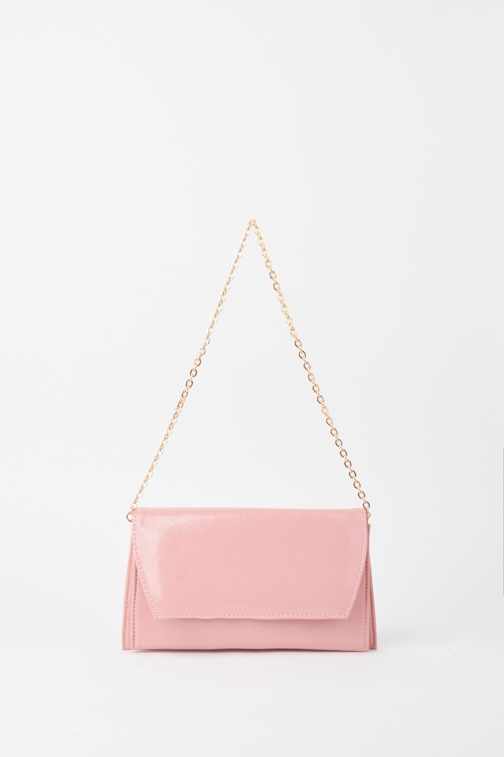 Vivaq Kadın Pudra Zarf Tasarım 2 Bölmeli Mini Zincir Askılı Çıt Çıt Kapama Clutch Ve El Çantası