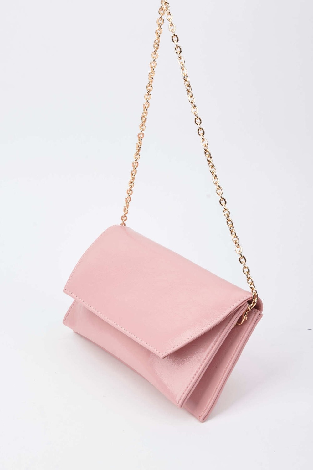 Vivaq Kadın Pudra Zarf Tasarım 2 Bölmeli Mini Zincir Askılı Çıt Çıt Kapama Clutch Ve El Çantası görsel 2