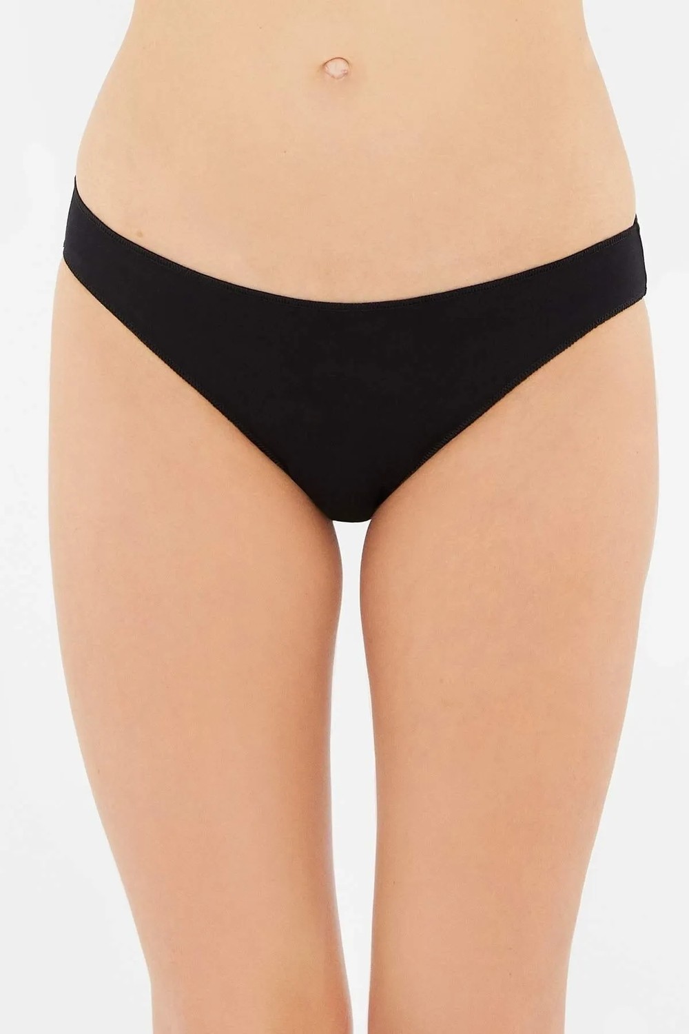 Dagi Kadın 3'Lü Slip Siyah %95 Cotton %5 Elestane Nefes Alabilir Kumaş görsel 6