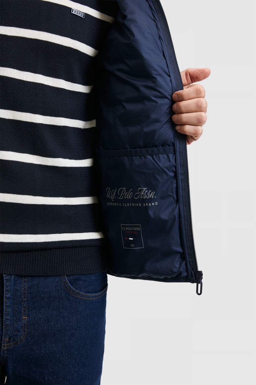 U.S. Polo Assn. Erkek Lacivert Mont 50319219-VR033 görsel 6