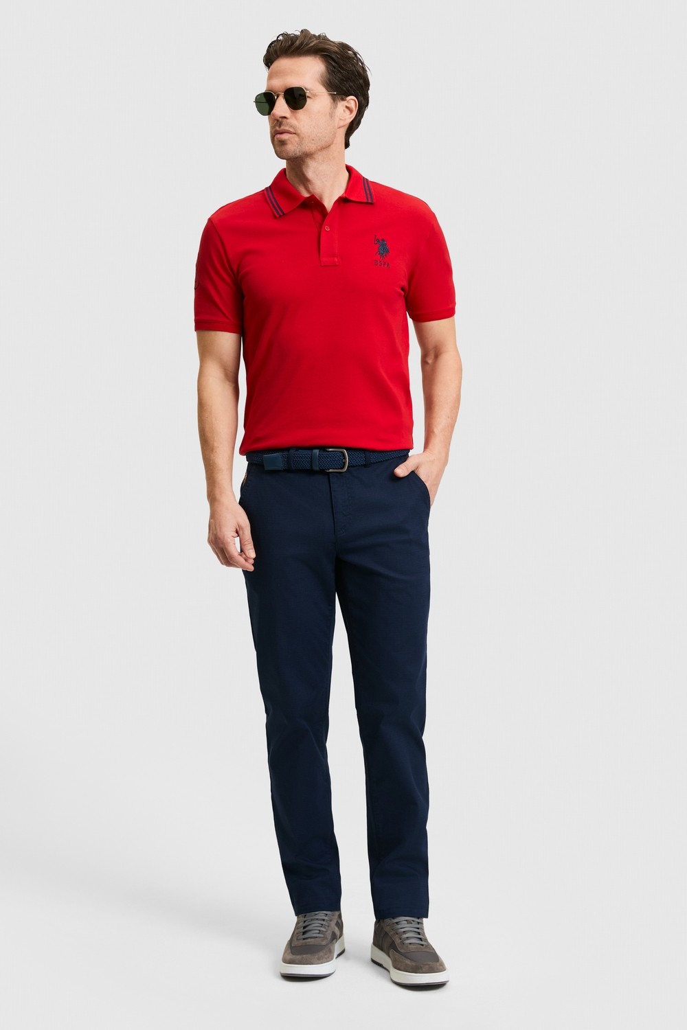 U.S. Polo Assn. Erkek Siyah Kanvas / Chino Pantolon 50322310-VR046 görsel 8