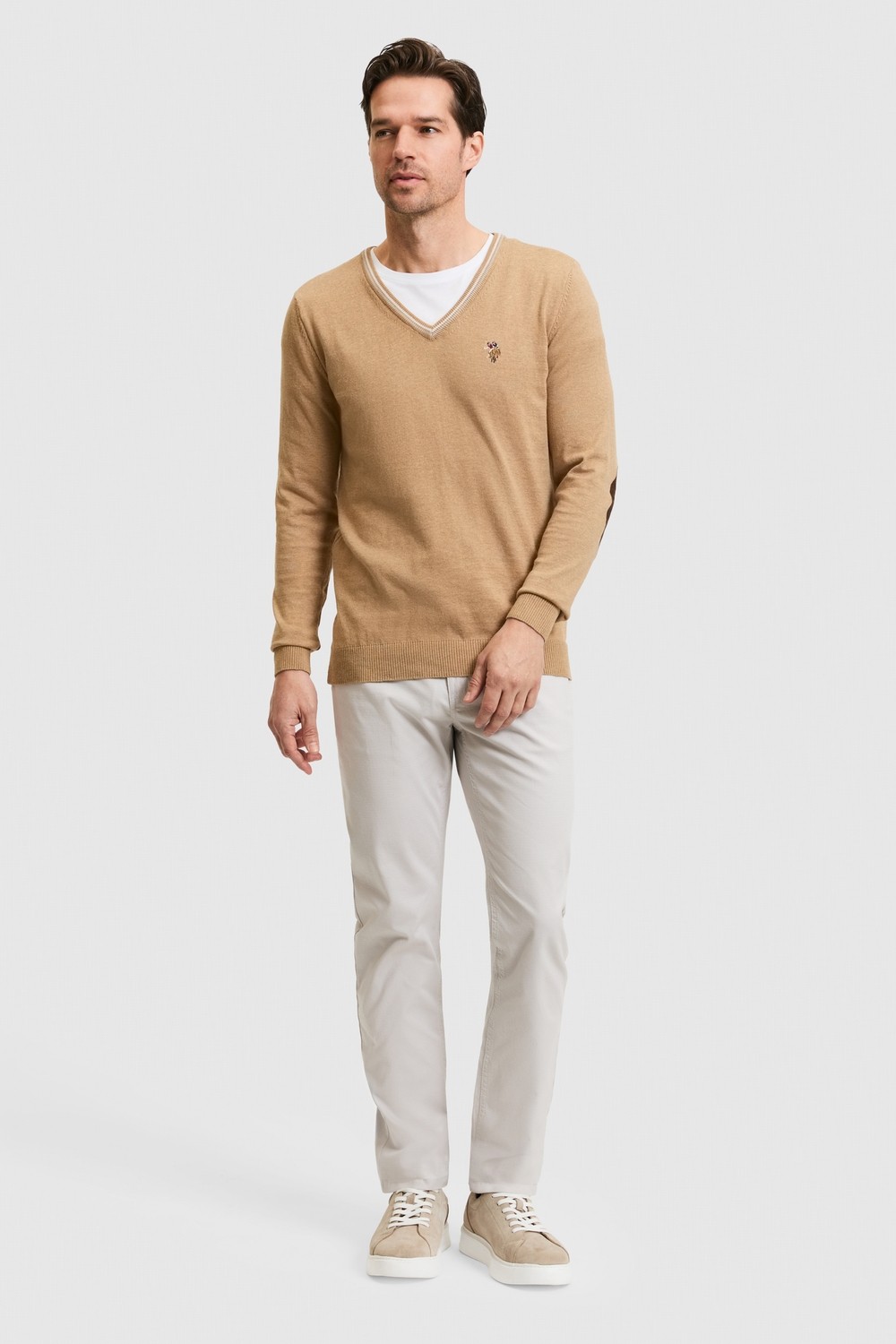 U.S. Polo Assn. Erkek Taş Kanvas / Chino Pantolon 50322356-VR049