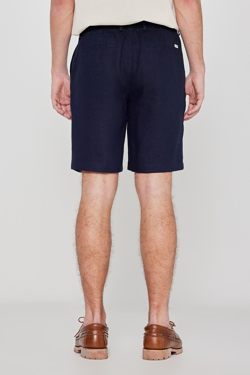 Lee %100 Keten Regular Fit Normal Kesim Cepli Şort görsel 4