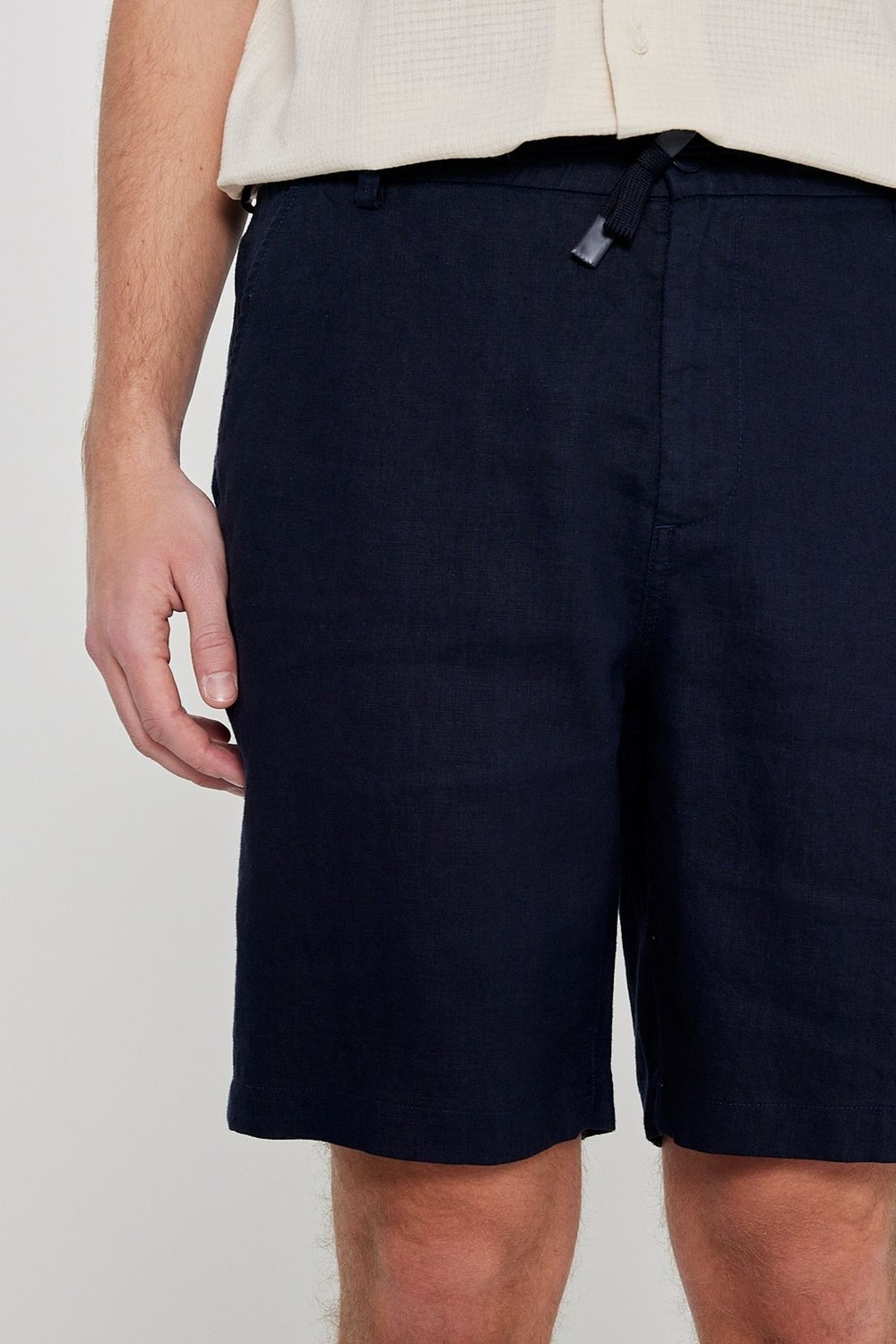 Lee %100 Keten Regular Fit Normal Kesim Cepli Şort görsel 5