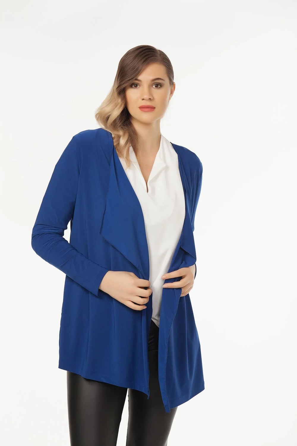 Laranor Kadın Saks Hırka 19LB9155 görsel 4