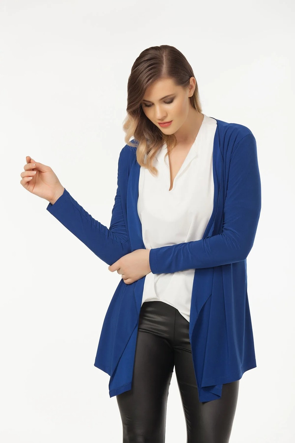 Laranor Kadın Saks Hırka 19LB9155 görsel 6