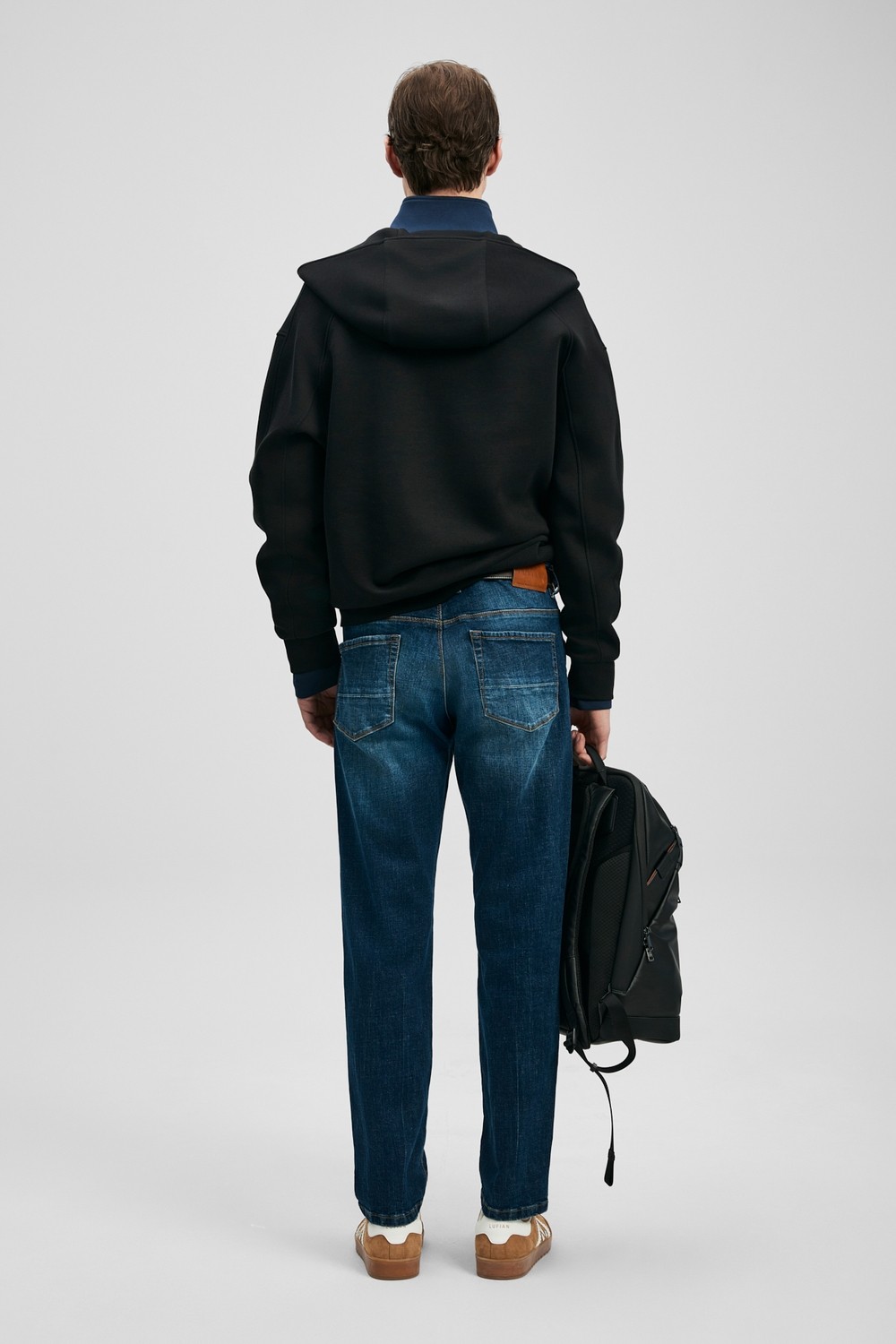 Lufian Alex Smart Jean Erkek Pantolon Slim Fit İndigo görsel 6