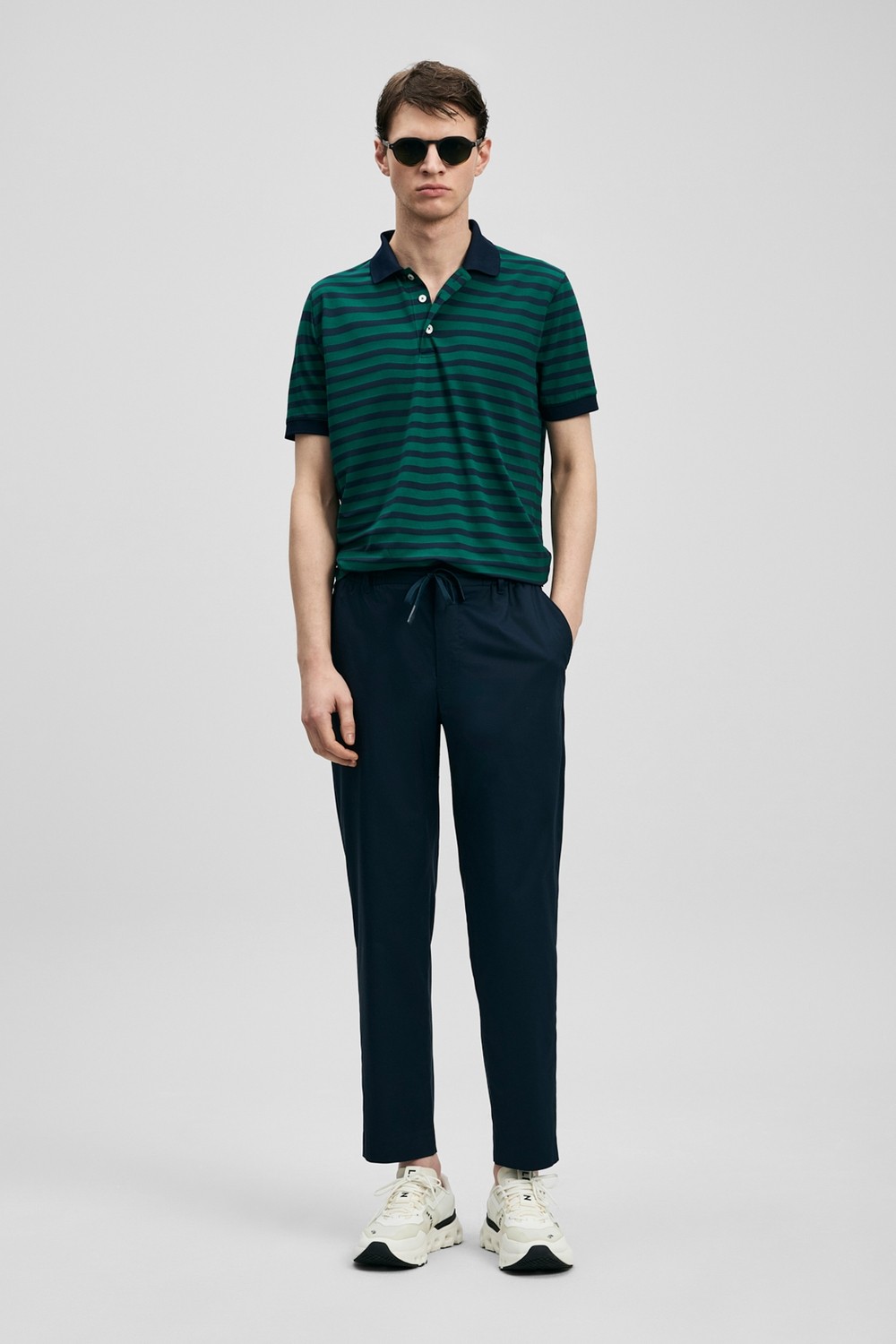 Lufian Glen Erkek Beach Jogger Pantolon Slim Fit Siyah görsel 8