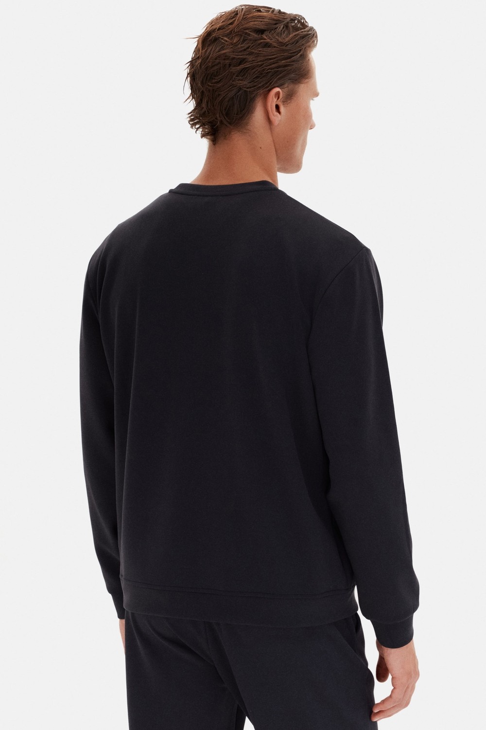 D'S Damat Ds Damat Regular Fit Ekru Düz Sweatshirt görsel 5