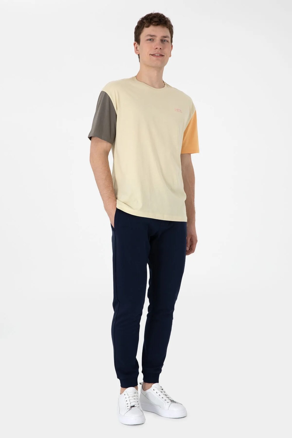U.S. Polo Assn. Erkek Siyah Eşofman Altı Bilek Boy Normal Bel Tek Cepli Trend Tasarım 50313761-VR046 görsel 7