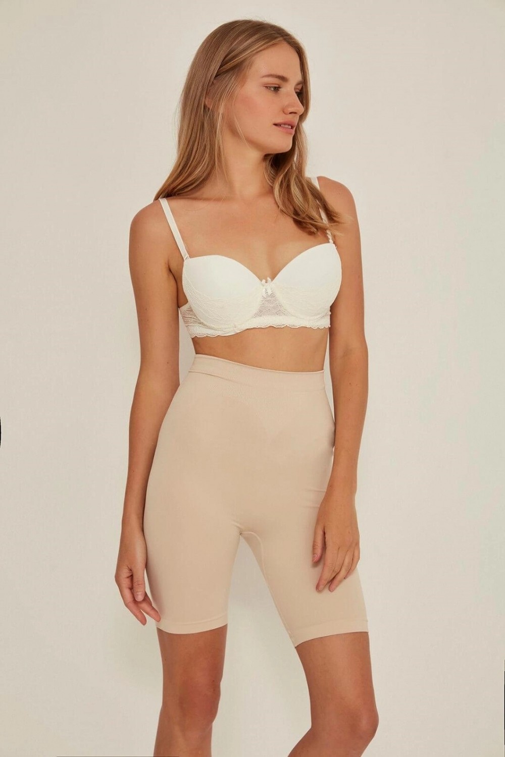 Marsilyan - Ten Mı Emay 3005 Soft Uzun Paçalı Boxer Korse