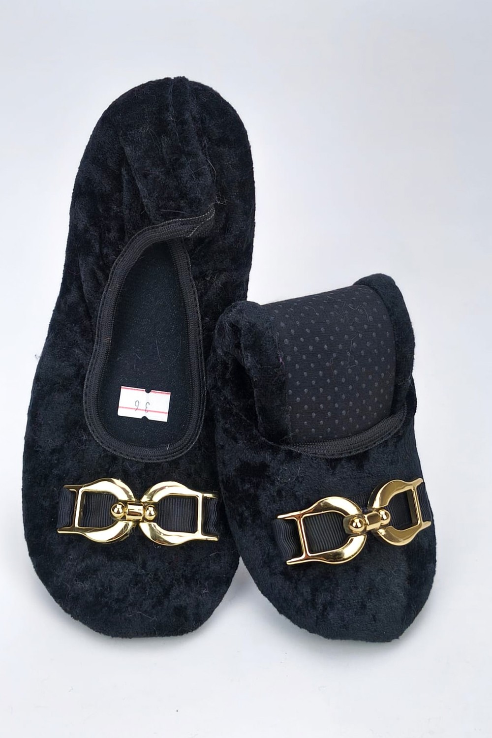 Ceyda Shoes Süslü Kadife Ev,hac,umre Babeti,çeyiz,hediye, Günlük ,tüylü Babet, Panduf, Patik, Gösteri Pisi Pisi görsel 6