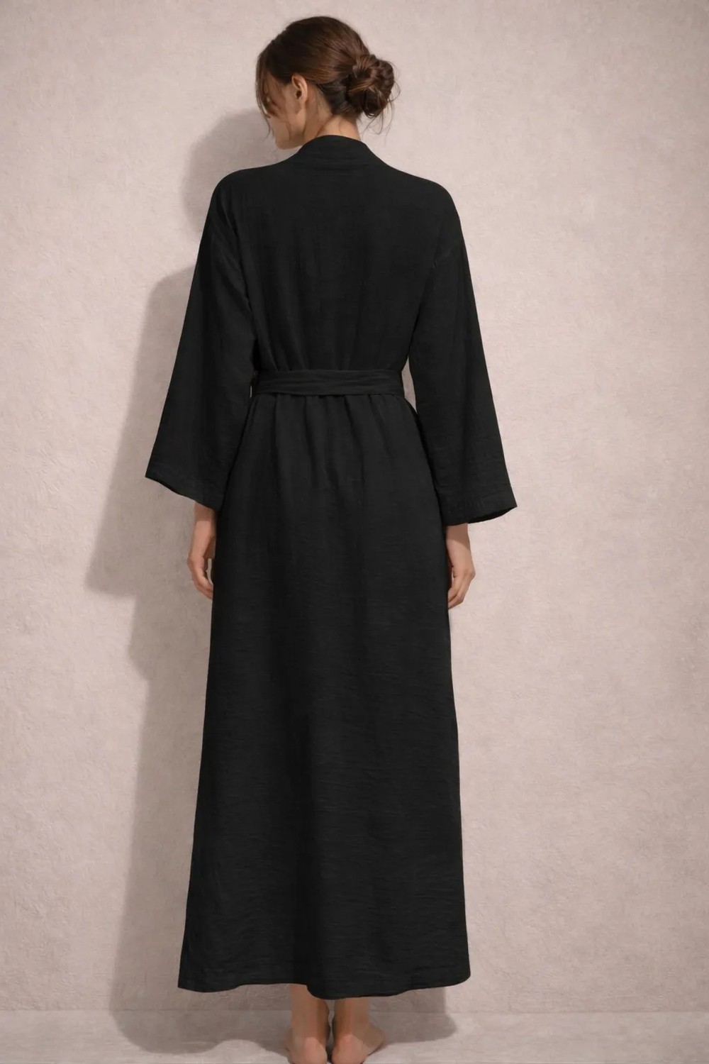 Este Woman Müslin % 100 Pamuk Kimono& Kaftan görsel 5