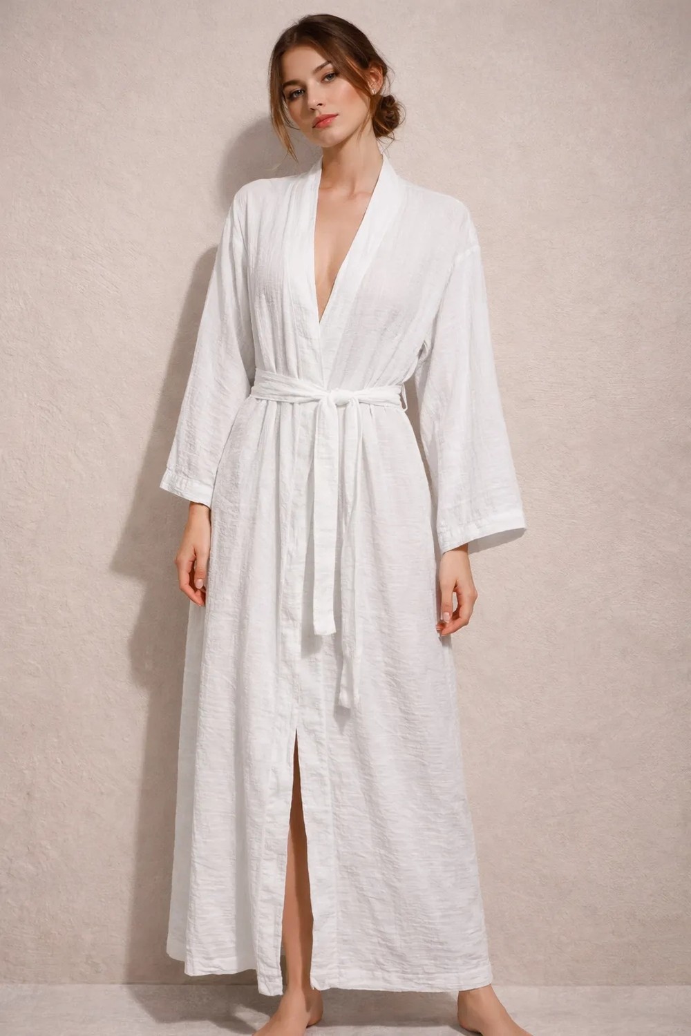 Este Woman Müslin % 100 Pamuk Kimono& Kaftan