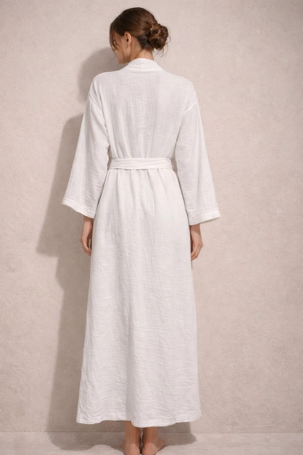 Este Woman Müslin % 100 Pamuk Kimono& Kaftan görsel 2