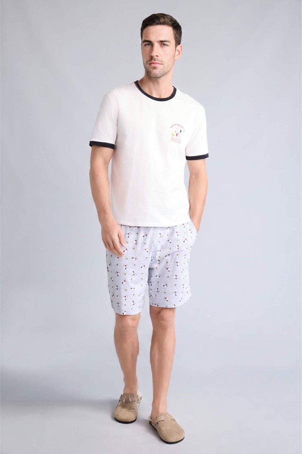 DeFacto Snoopy New Regular Fit Kısa Kollu 2'li Takım H8534AX26SM