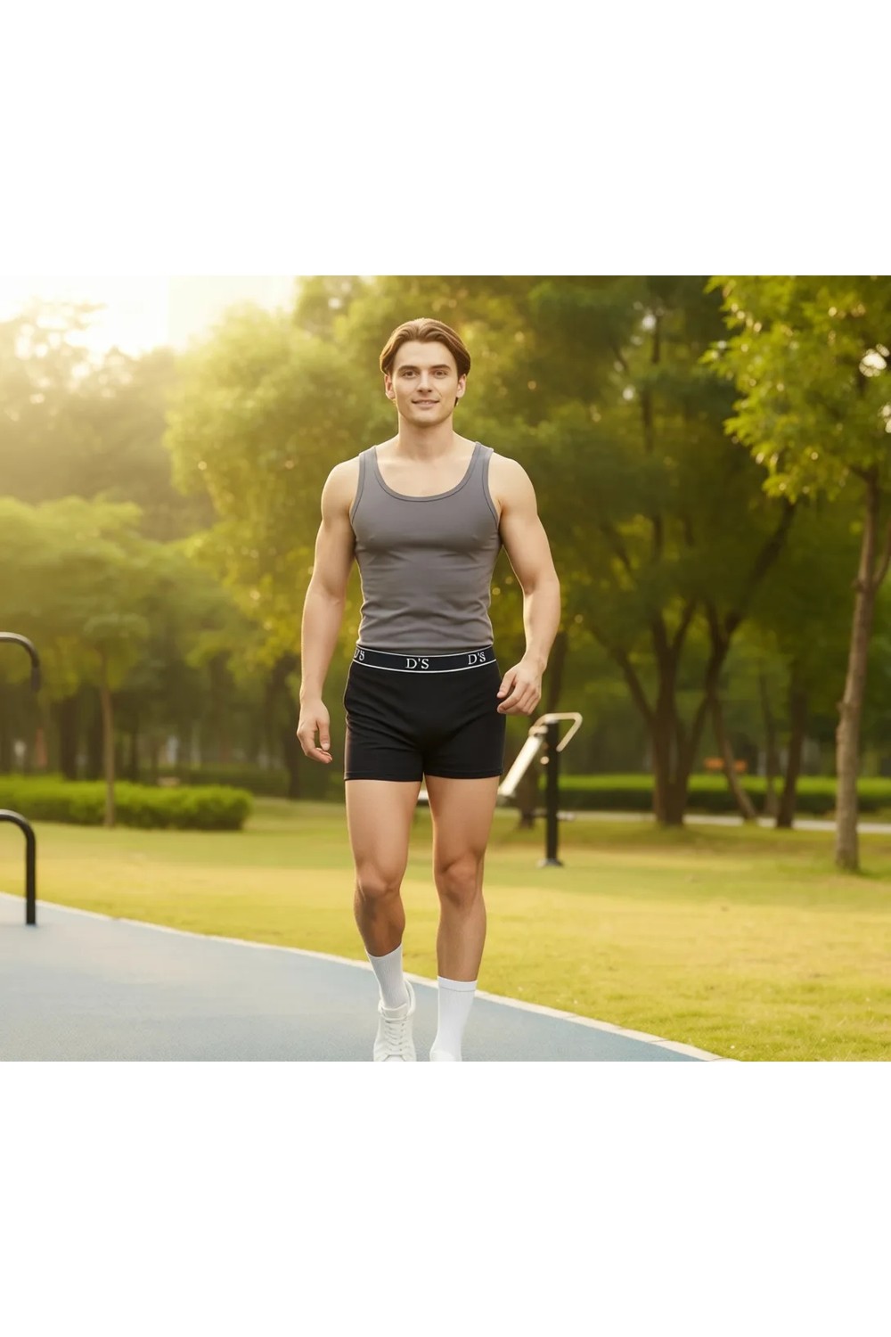 D'S Damat Ds Damat Siyah Beli Lastikli Erkek Boxer 2'li Set Esneyebilen Likralı Tasarım 4HC44ORTBS02 görsel 8