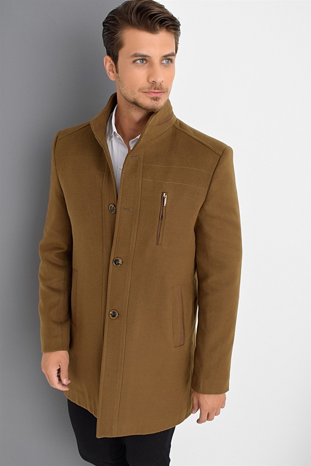 Dewberry PLT8386 Erkek Palto görsel 2