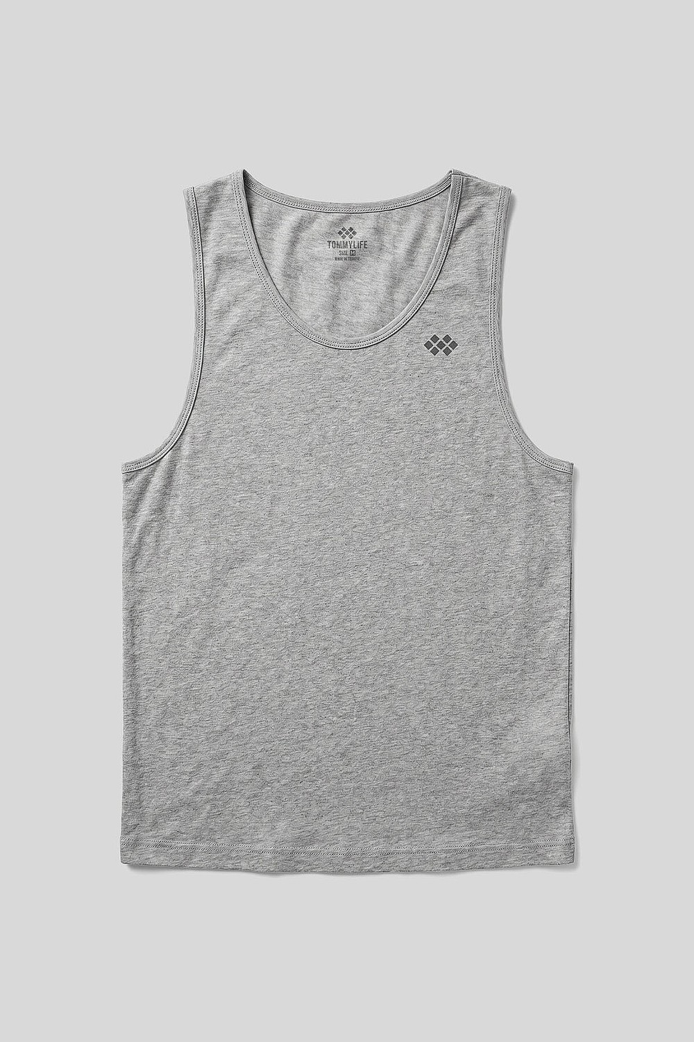 Tommy Life Siyah Standart Kalıp Basic Spor Performans Kolsuz Erkek Atlet - 88503