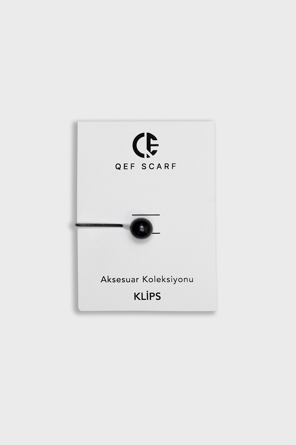 QEF Klips Aksesuar Siyah Metal Kadın Kullanıcılar İçin Şıklık ve İşlevsellik Sunar görsel 2