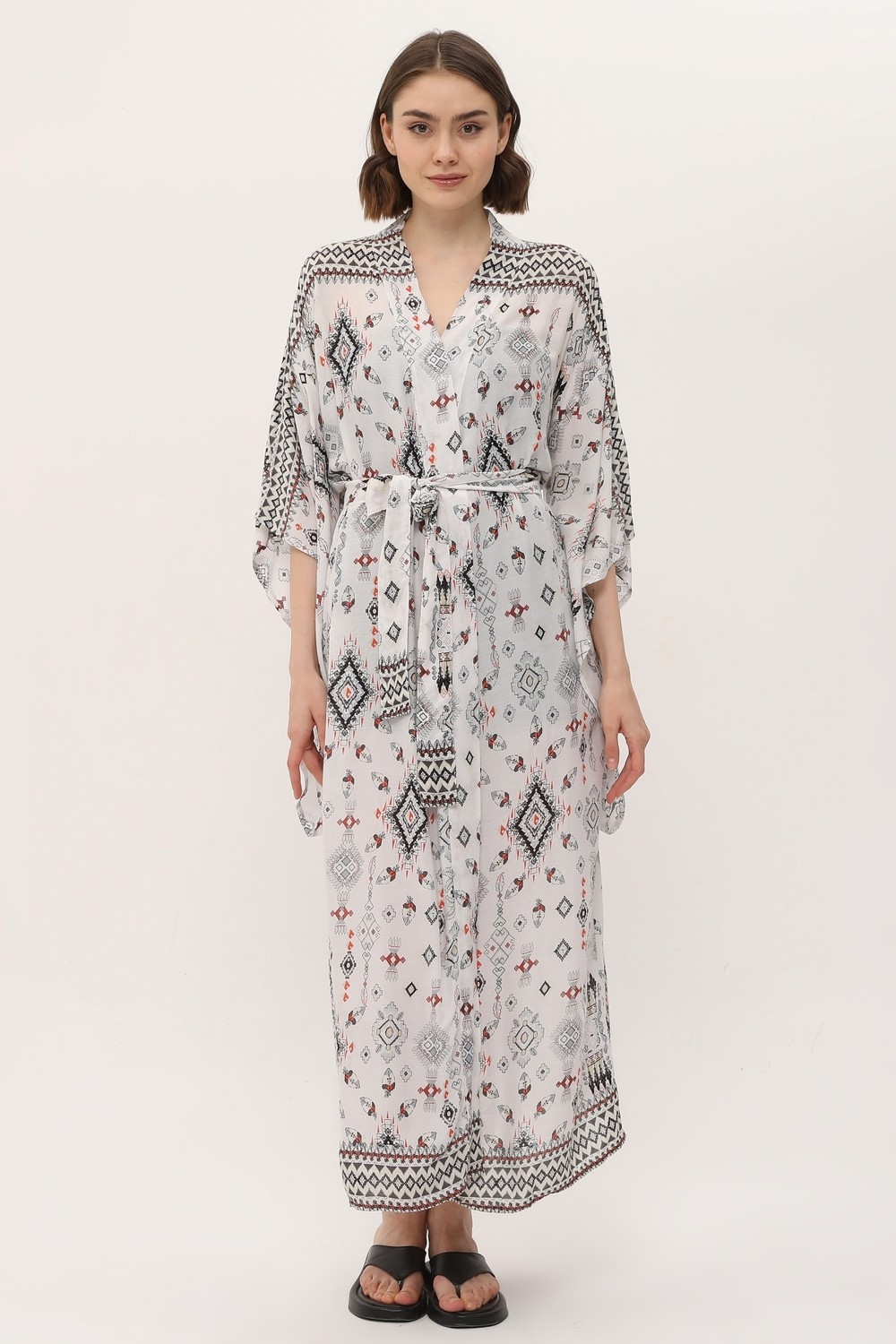 Yoga Zero Zada - Jap Kimono Xl Long - Earth Aztek