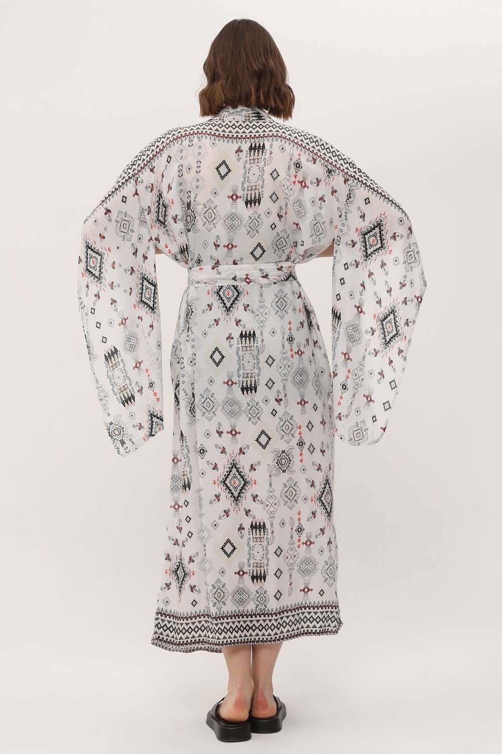 Yoga Zero Zada - Jap Kimono Xl Long - Earth Aztek görsel 8