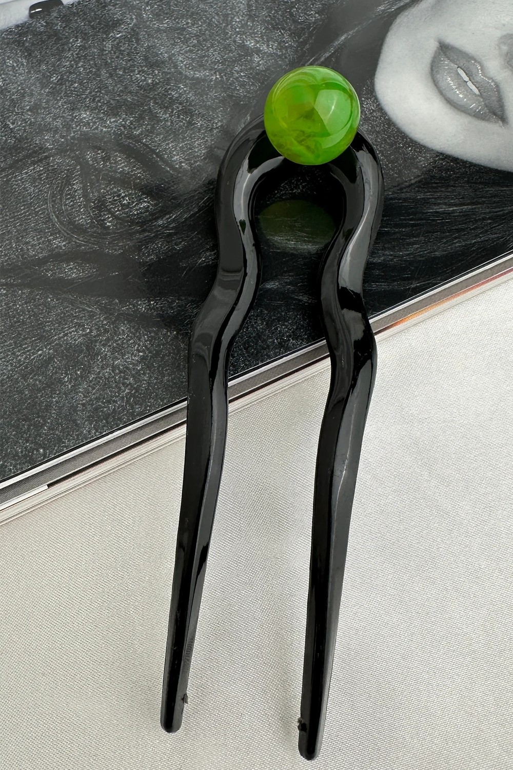 Modex Topçuk Detay Saç Topuz Tokası (12CM) görsel 8