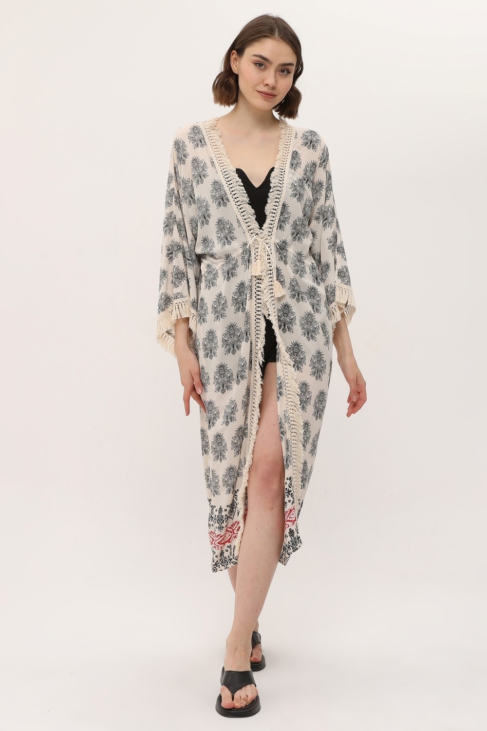 Yoga Zero Zada Ibiza Jacket/paisley Cream görsel 2