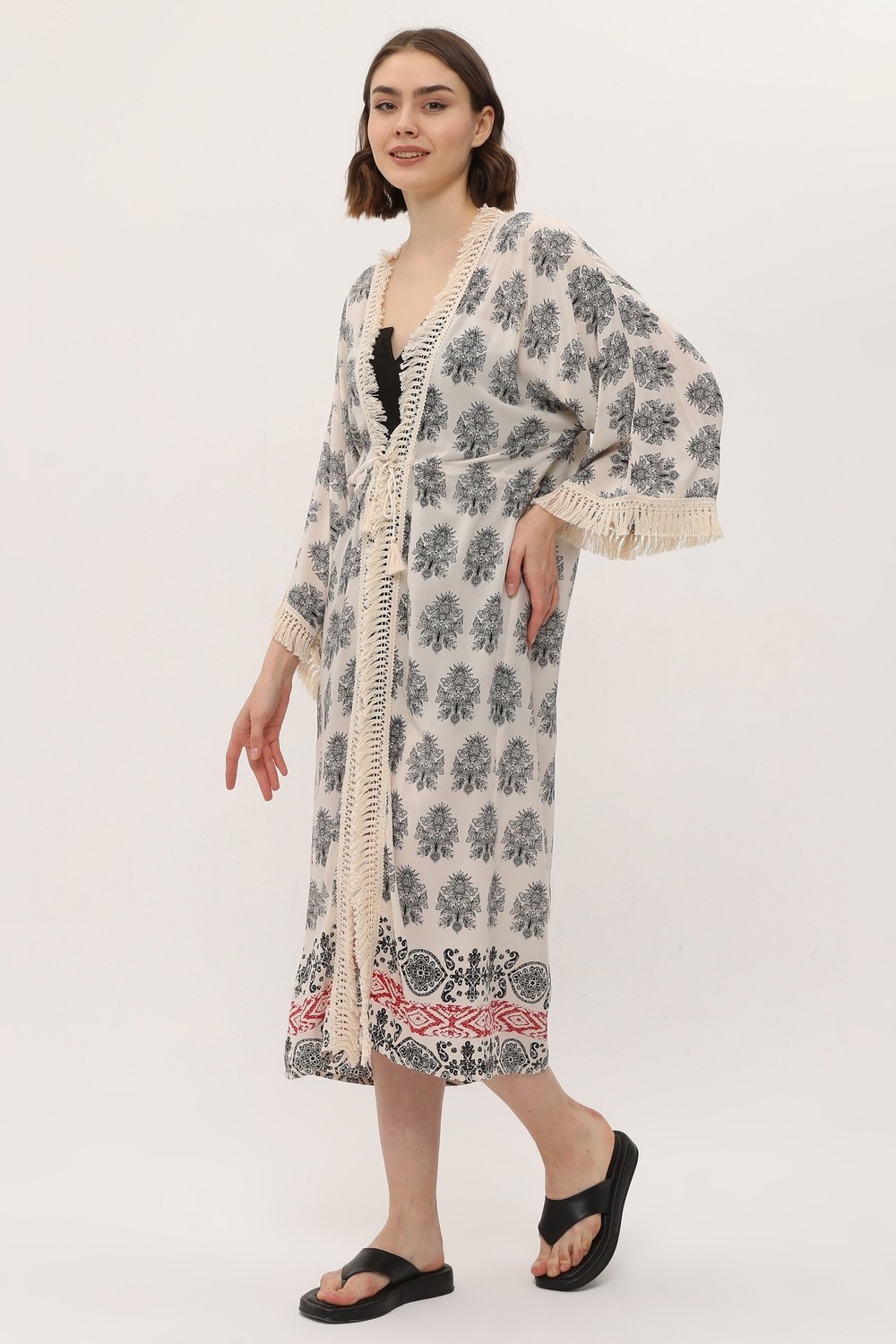 Yoga Zero Zada Ibiza Jacket/paisley Cream görsel 5
