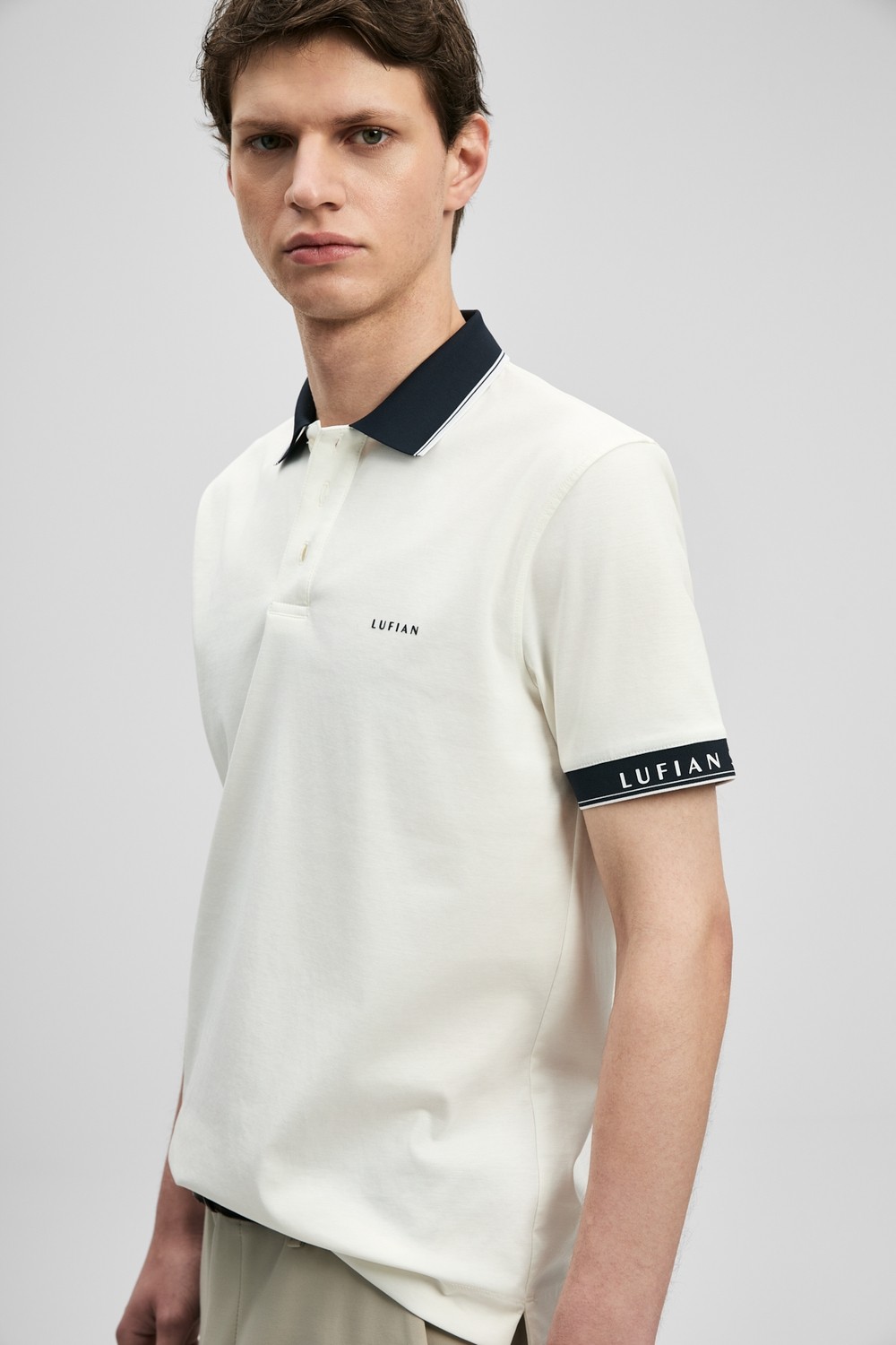 Lufian Hold Smart Erkek Polo Tişört Lacivert