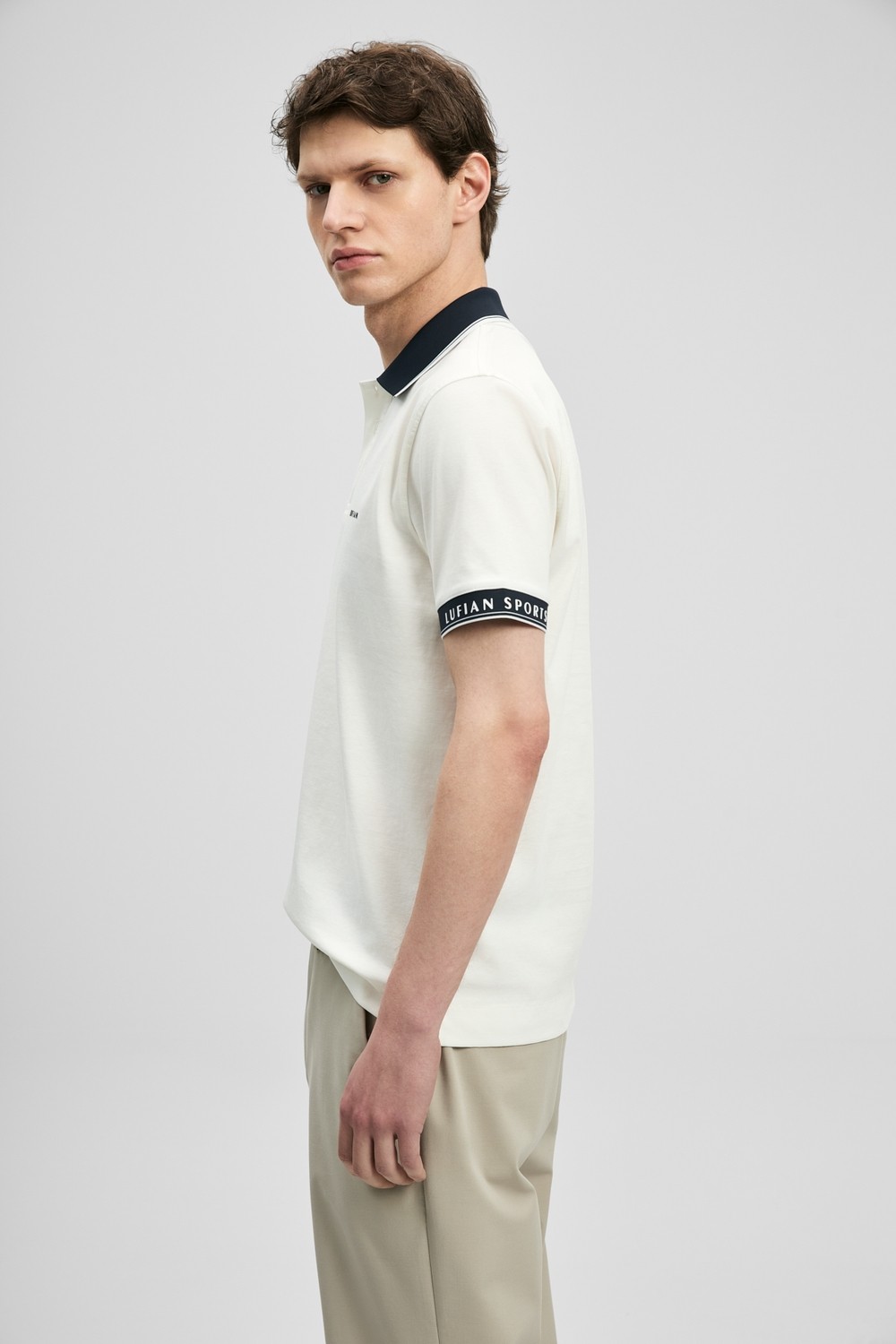 Lufian Hold Smart Erkek Polo Tişört Lacivert görsel 5