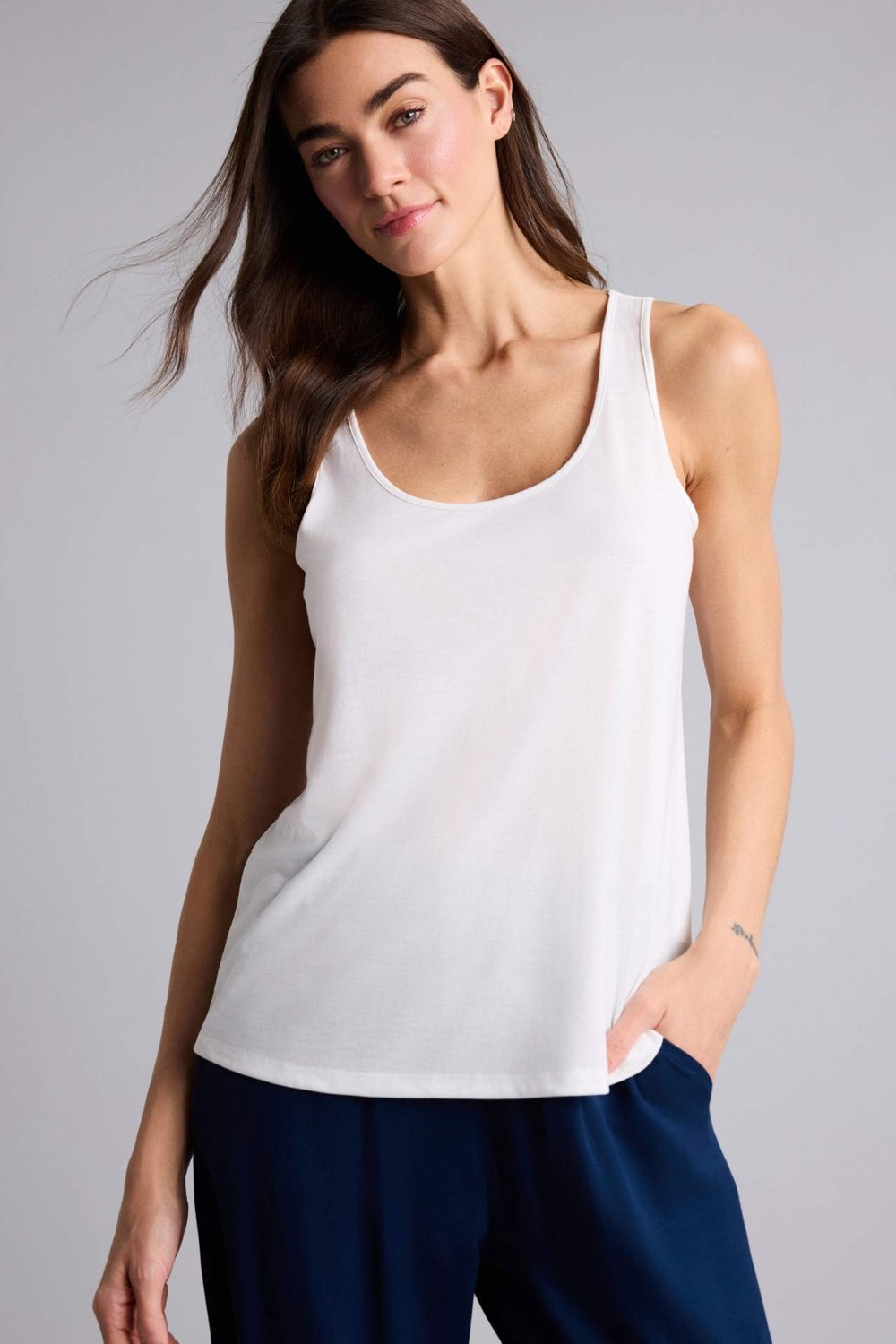 DeFacto Regular Fit Basic Bisiklet Yaka Açık Kahverengi Atlet F3618AX26SP