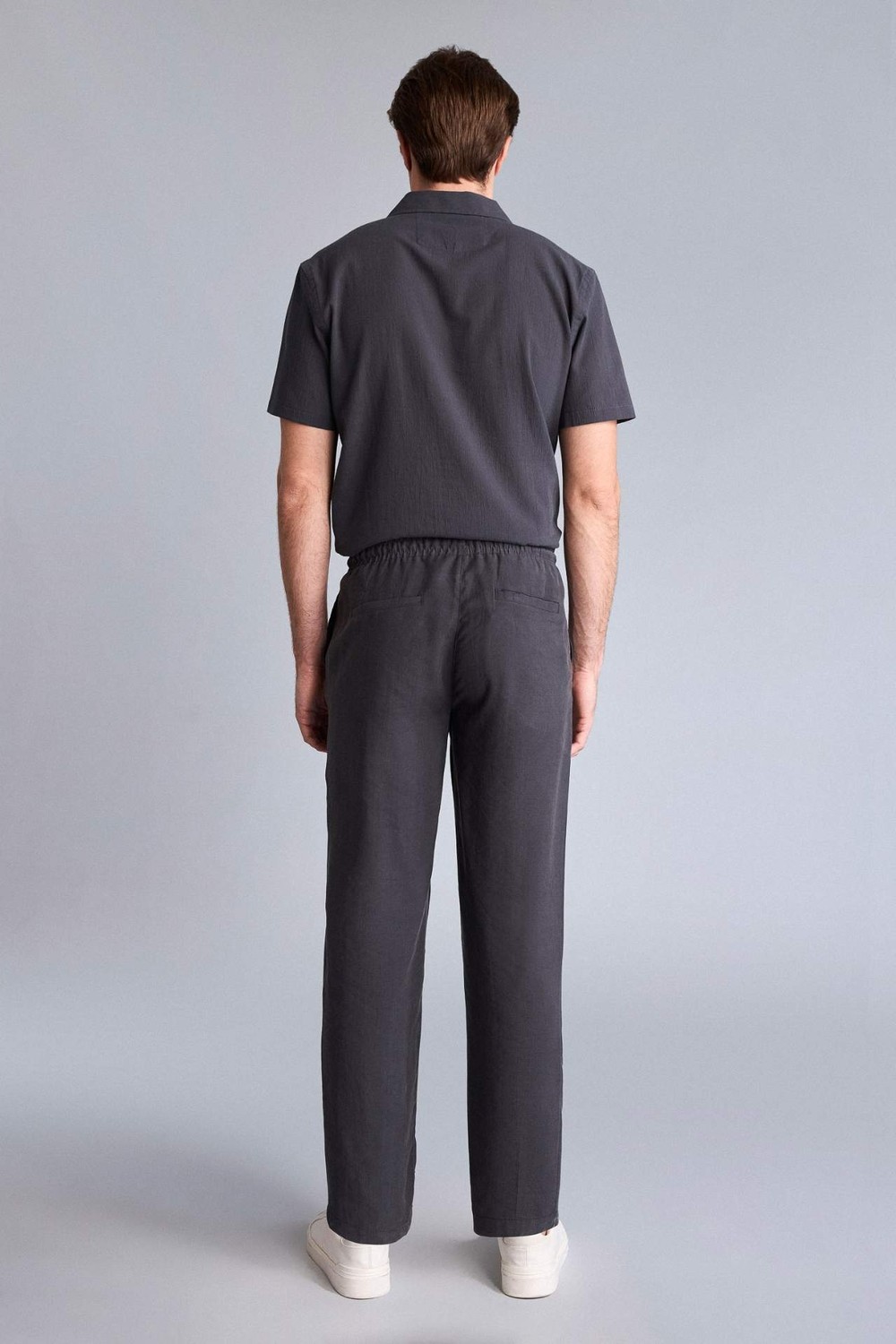 DeFacto %100 Pamuk Relax Fit Düz Paça Pantolon H2584AX26SM görsel 5