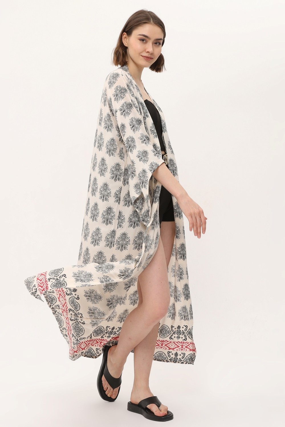 Yoga Zero Zada - Venus Dress Cream Paisley