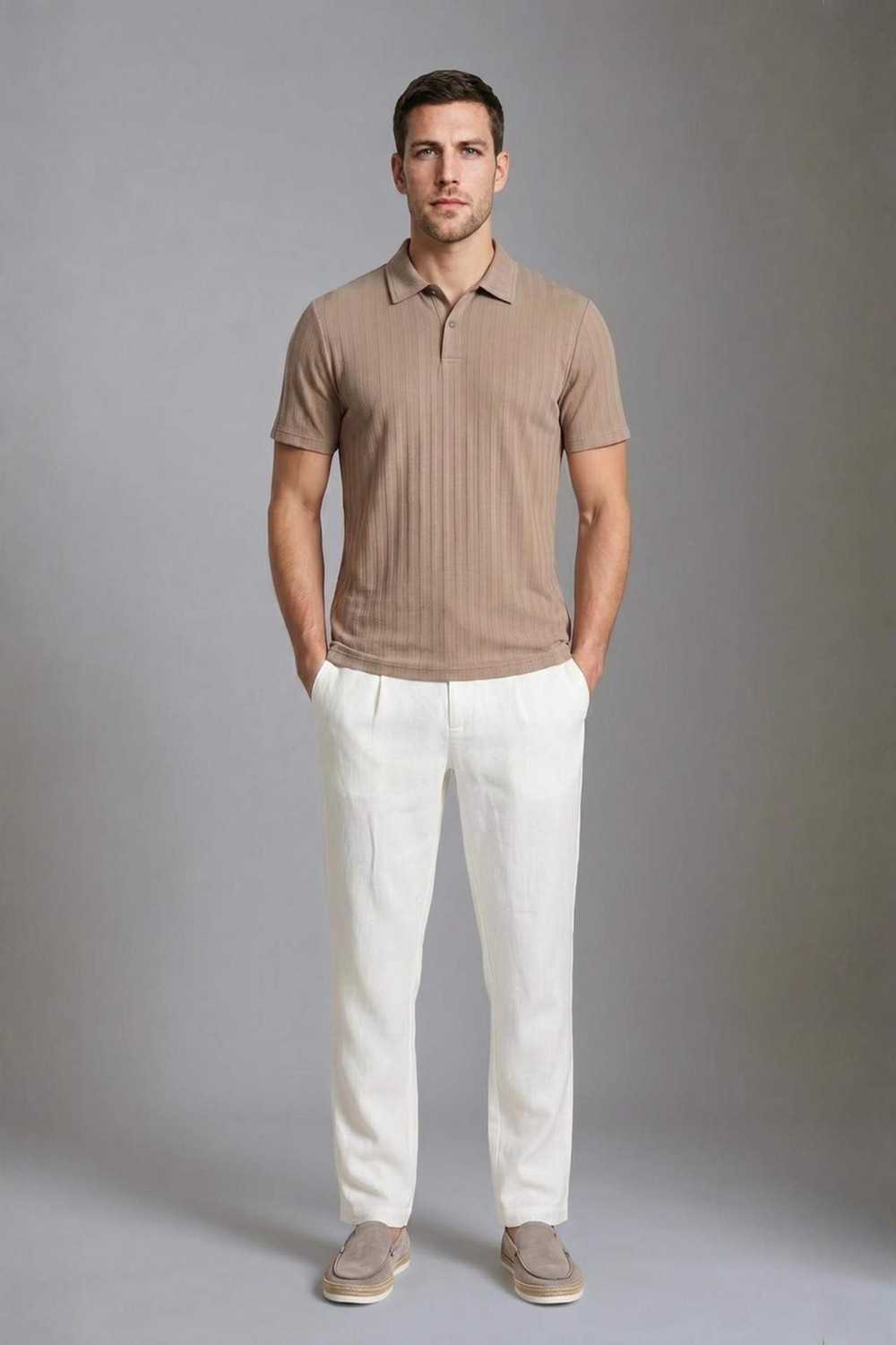 DeFacto Pamuklu Regular Fit Kısa Kollu Polo Tişört H5936AX26SM görsel 7