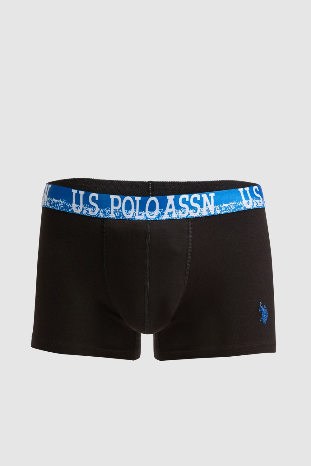 U.S. Polo Assn. Erkek Siyah 3'lü Boxer Takımı 50326503-VR046 görsel 3
