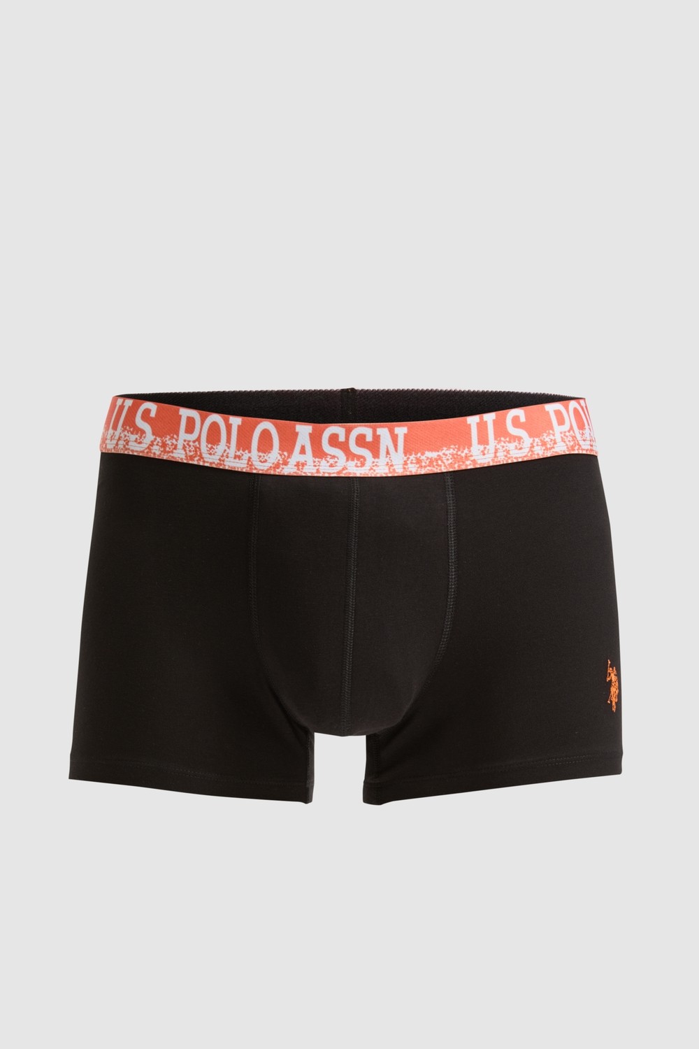 U.S. Polo Assn. Erkek Siyah 3'lü Boxer Takımı 50326503-VR046 görsel 5