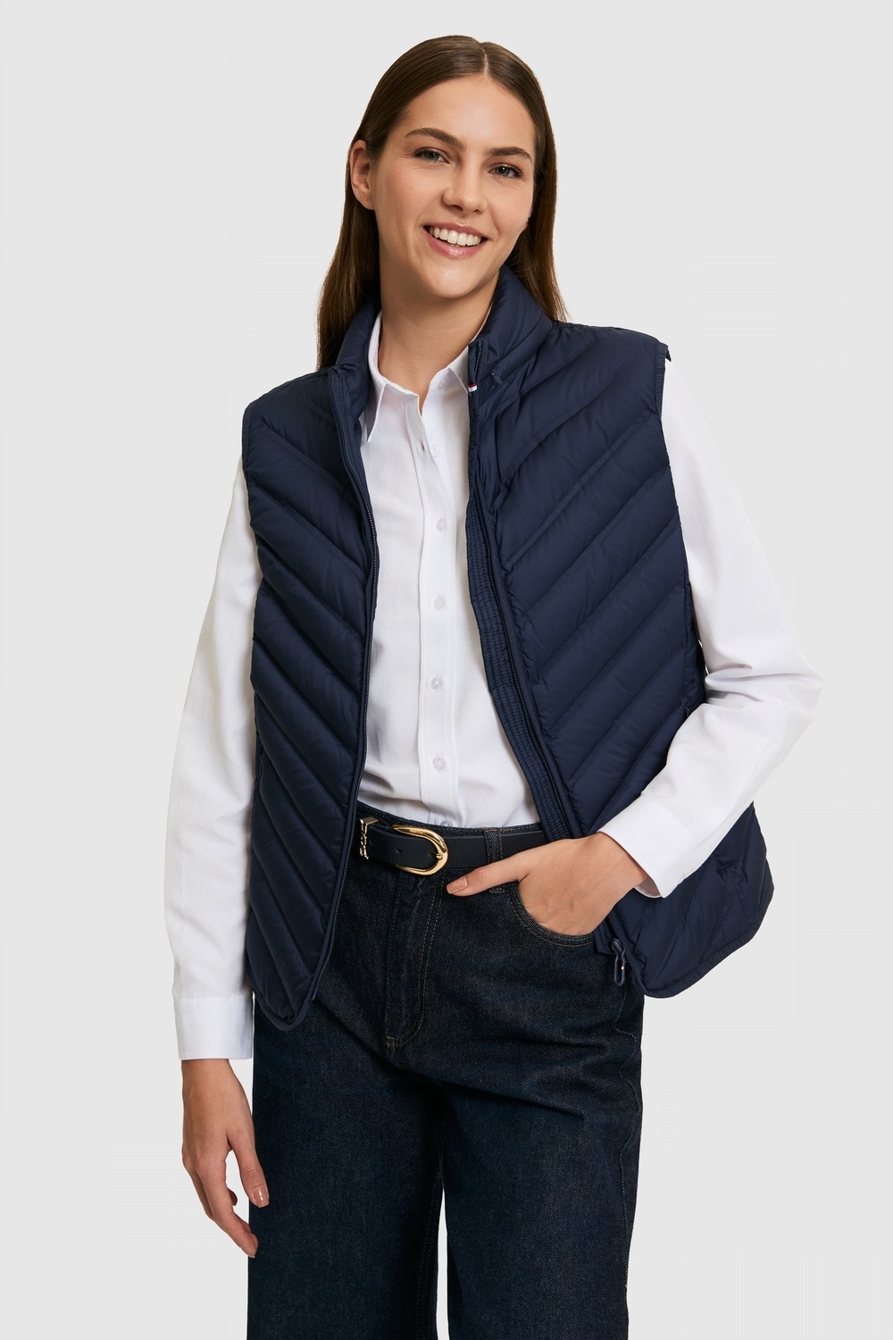U.S. Polo Assn. Kadın Krem Yelek 50319224-VR256 görsel 4