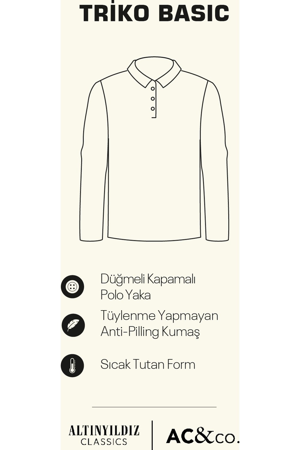 Altınyıldız Classics ALTINYILDIZ CLASSICS Erkek Bordo Tüylenme Yapmayan Anti Pilling Kumaş Standart Fit Normal Kesim Polo Yaka Triko Kazak görsel 3