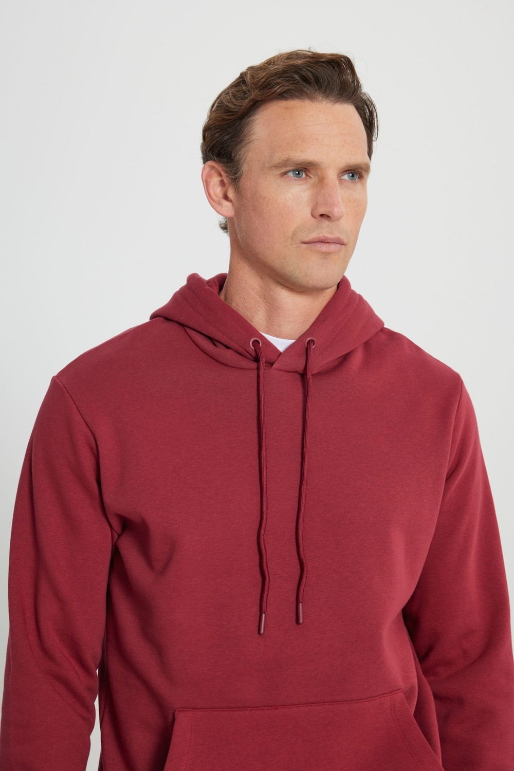 Altınyıldız Classics Erkek Siyah Standart Fit Normal Kesim Içi Polarlı 3 Iplik Kapüşonlu Pamuklu Sweatshirt görsel 5