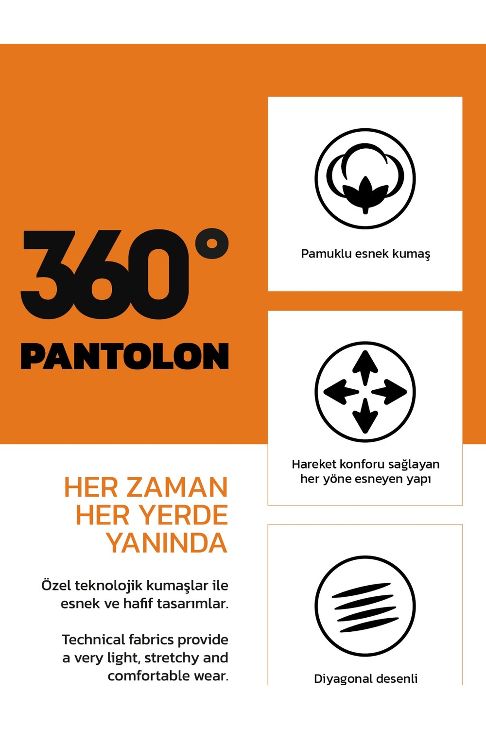 Altınyıldız Classics Erkek Taş Diz İzi Yapmayan 360 Derece Her Yöne Esneyen Slim Fit Diyagonal Desenli Esnek Pantolon görsel 5