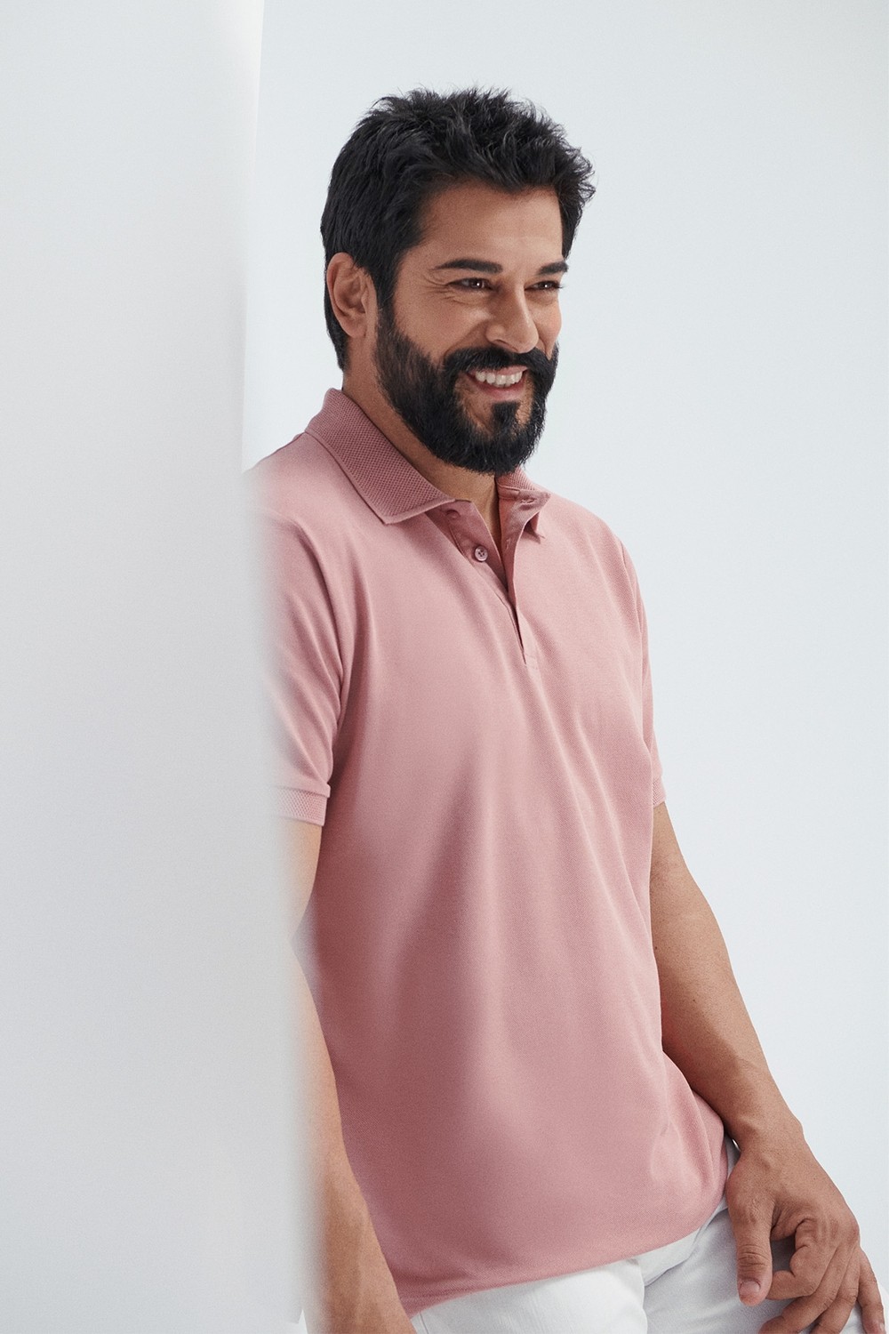 Altınyıldız Classics Erkek Siyah %100 Pamuk Kıvrılmaz Pike Polo Yaka Slim Fit Dar Kesim Tişört
