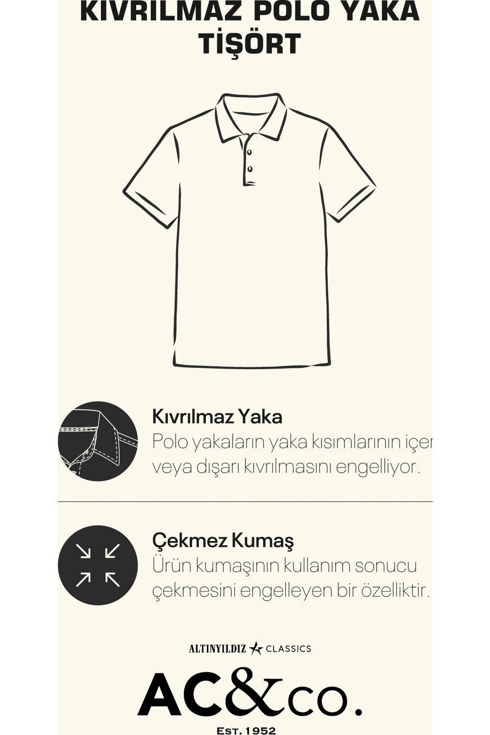 Altınyıldız Classics Erkek Çekmeyen Pamuklu Kumaş Slim Fit Dar Kesim Simsiyah Kıvrılmaz Polo Yaka T-shirt görsel 3