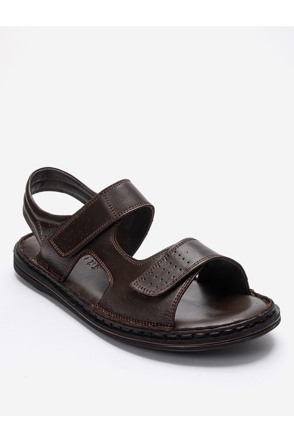 Dericlub Erkek Bantlı Sandalet Gerçek Deri Dc 1215 Taba görsel 8