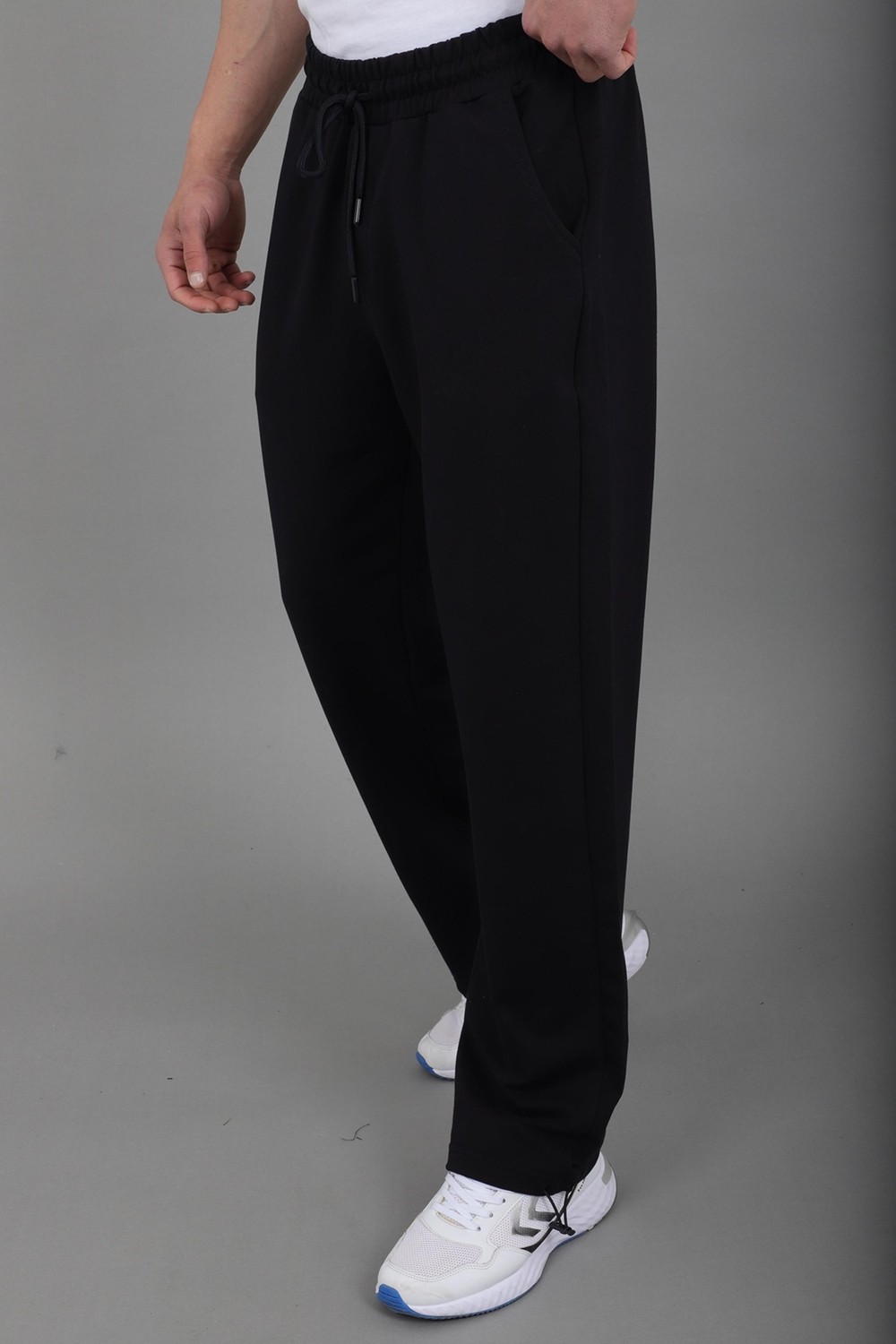 Stil Kombin Düz 2 Ip Baggy Eşofman Altı SPR_70135 görsel 2