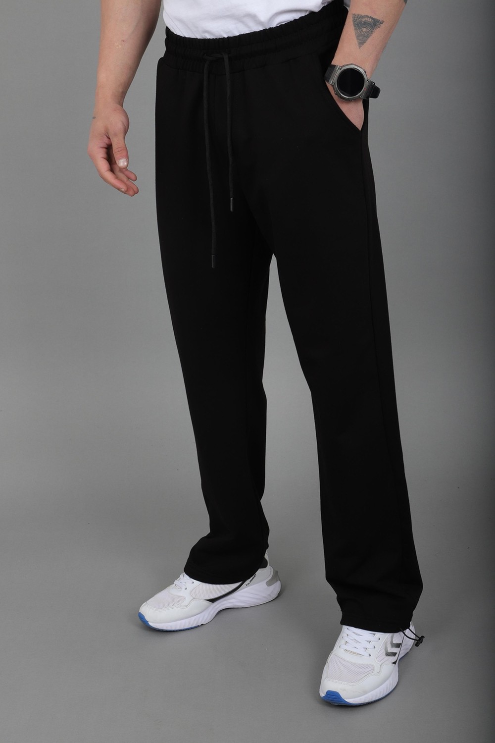 Stil Kombin Düz 2 Ip Baggy Eşofman Altı SPR_70135 görsel 8