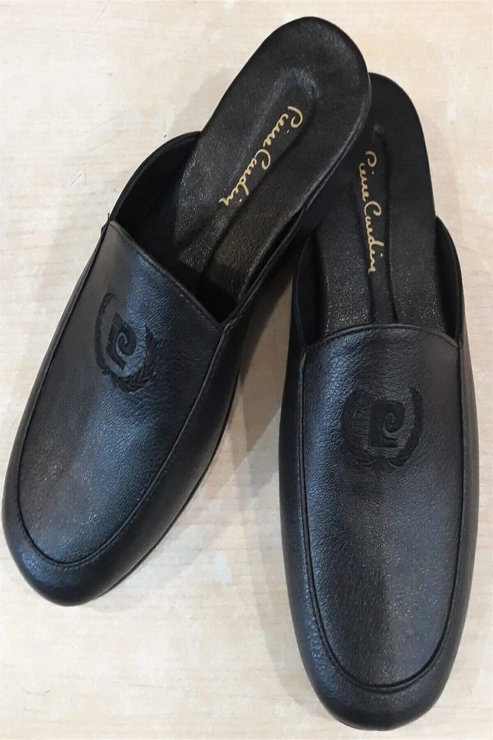 Pierre Cardin Damat Çeyiz Erkek Ev Terliği Siyah Pc 0289 V4 Düz Taban Konforlu Kullanım İçin görsel 6